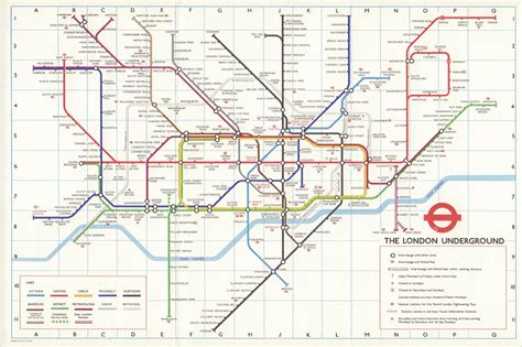 London Underground Tube Map Plan Jubilee Line Heathrow Central