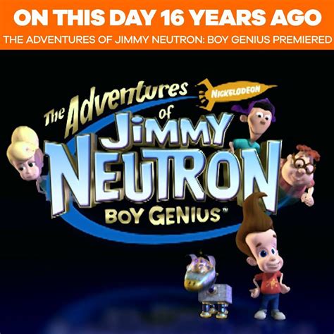 Nickalive On This Day Jimmy Neutron Premiered Nickelodeon