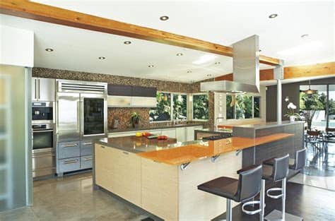 First, they eliminate the barrier between the central living area and kitchens are indeed the heart of the home, and here that idea drove the design and color palette. Open Contemporary Kitchen Design Ideas | iDesignArch ...