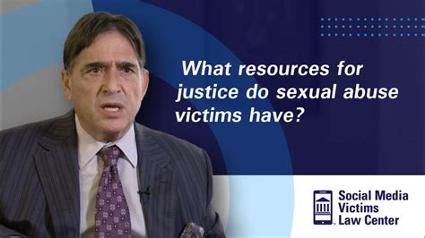 What Resources For Justice Do Sexual Abuse Victims Have Social Media Victims Law Center Youtube