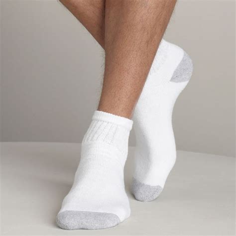 Gildan Mens Ankle Socks 6 Pairs