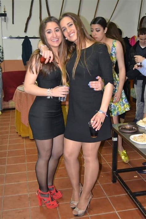 Amateur Pantyhose On Twitter Friends Posing In Their Minidresses Heels And Pantyhose