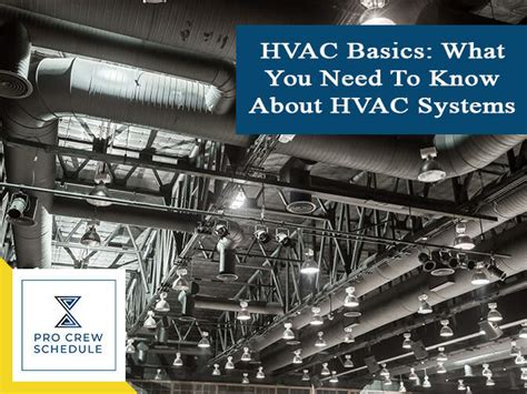 Hvac Basics What You Need To Know About Hvac Systems Pro Crew Schedule