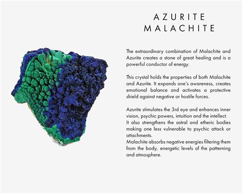 The Extraordinary Combination Of Malachite And Azurite Creates A Stone