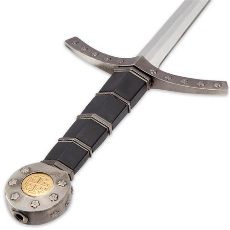 Jerusalem Rose Medieval Crusader Short Sword With