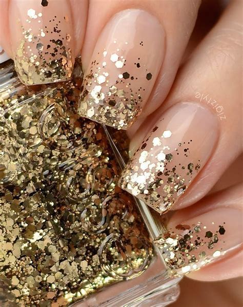 Awesome Glitter Nail Art Designs You Ll Love Ecstasycoffee Gold