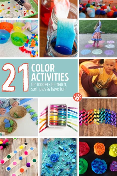 21 Color Activities For Toddlers To Match Sort Play And Have Fun Hoawg