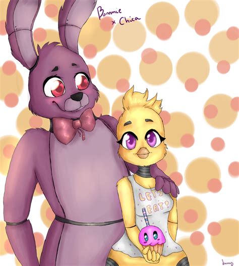 Fnaf Bonnie X Chica By Izudraws On Deviantart