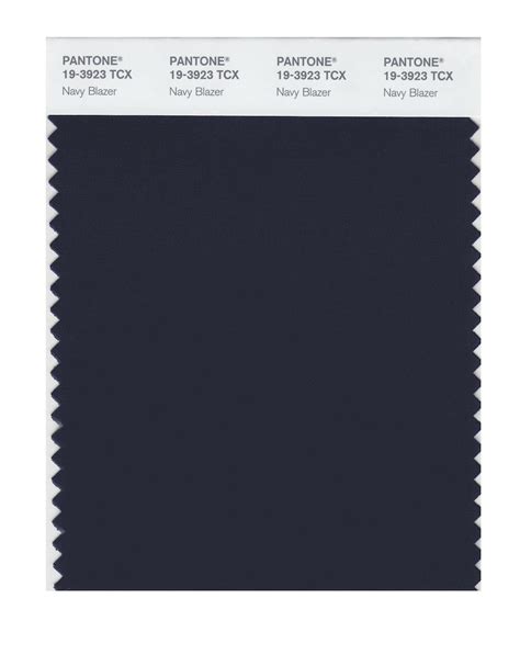 Pantone Smart Color Swatch Card 19 3923 Tcx Navy Blazer Columbia Omni
