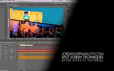 Split Screen Techniques in After Effects on Vimeo