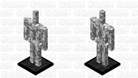 Skeleton Armor Stand Minecraft Mob Skin