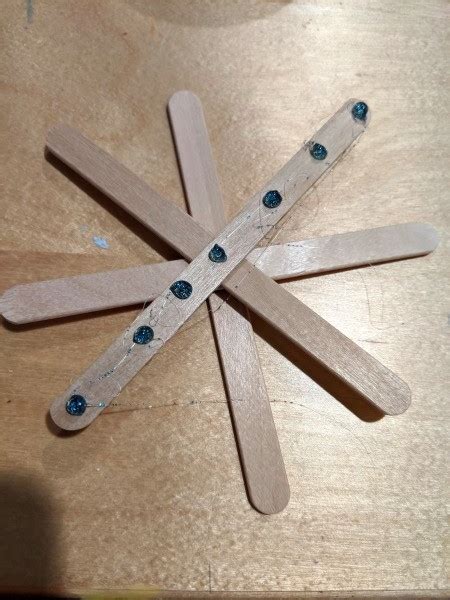 Making Popsicle Stick Snowflake Ornaments My Frugal Christmas