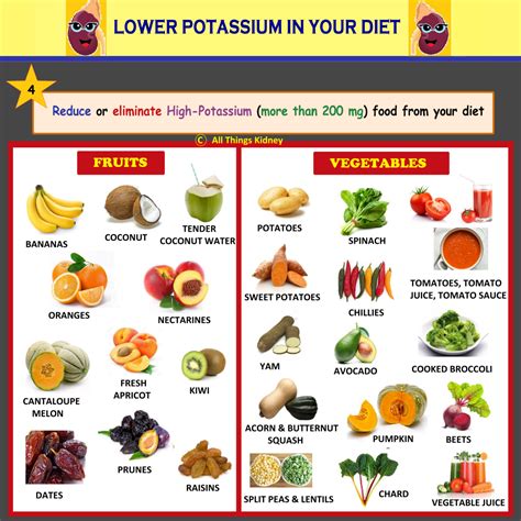 Potassium And Your Ckd Diet All Things Kidney ~ Official