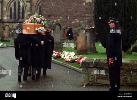 Funeral Of Dunblane Teacher Gwen Mayor Stock Photo Alamy