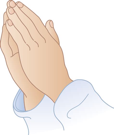 Praying Hands 1 - Free Clip Art | Praying hands clipart, Praying hands, Free clip art