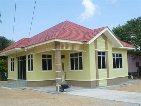 Rumah sederhana adalah hunian yang identik dengan kesan perumahan yang dibangun di tanah perkampungan. 54 Desain Rumah Sederhana di Kampung Yang Terlihat Cantik ...