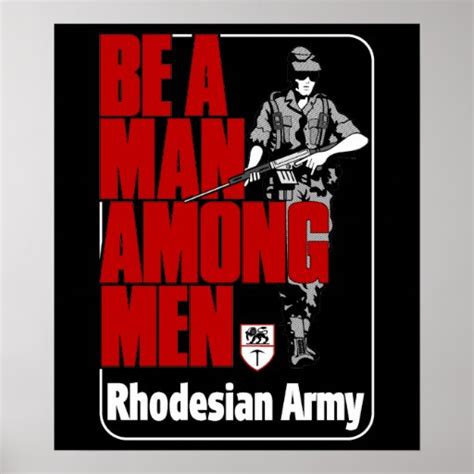 Rhodesian Army Poster Zazzle