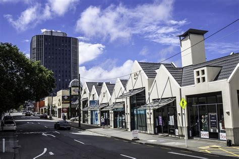 Streets And Sky Of Wellington New Zealand Image Free Stock Photo