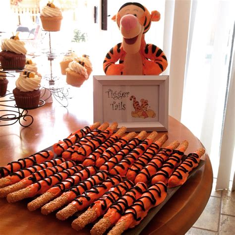 Tigger Tails Winnie The Pooh Baby Shower Chocolate Covered Pretzels