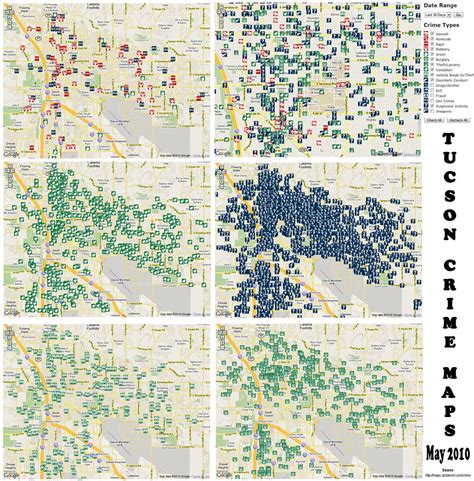 Tucson Crime Map ~ Elamp
