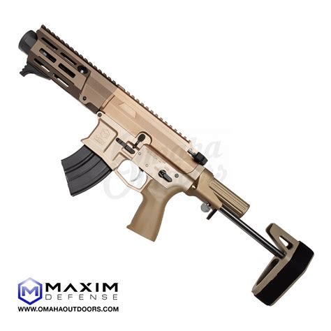 Maxim Defense PDX 20 RD 7.62 5.5" Arid Pistol SCW PDW Brace - Omaha