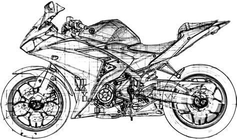 Menggambar motor rxking drag bike 201m, dragbike indonesia dengan pensil dan alat tulis lainya. Mewarnai Gambar Sketsa Motor Ninja R Terbaru - KataUcap