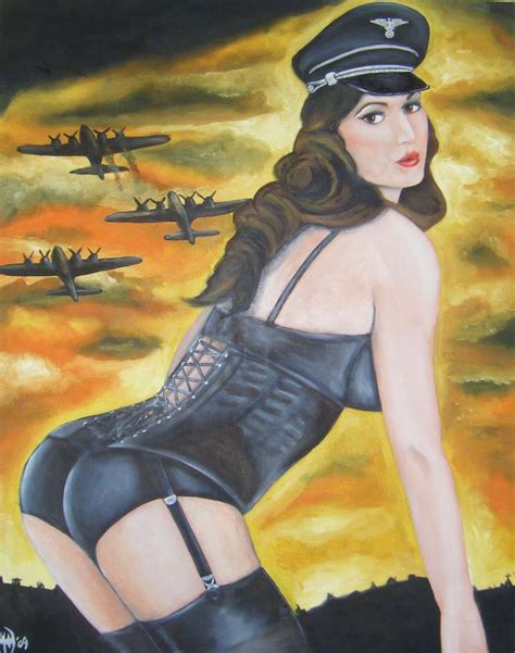 Nazi Pin Up In Corset By Thecursedhearse On Deviantart
