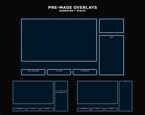 Minimalism Free Twitch Overlay Package Oakway Graphics