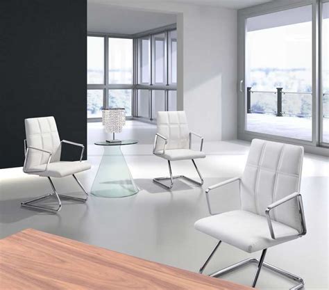 A good presentation can be ruined by an uncomfortable conference room. Modern White Conference Chair Z121 | Office Chairs