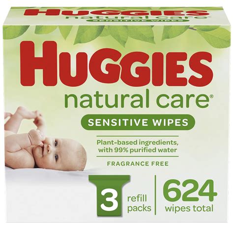 Buy Huggies Natural Care Sensitive Baby Wipes Unscented 48 Count