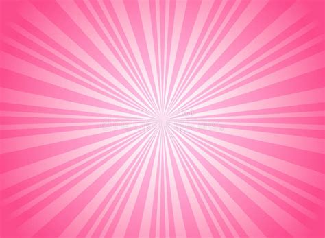 Sunlight Horizontal Background Pink Color Burst Background Vector