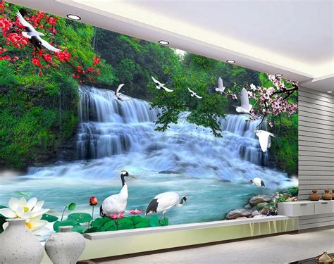 Stunning Waterfall Landscape Live Waterfall Wallpaper 3d For Tv
