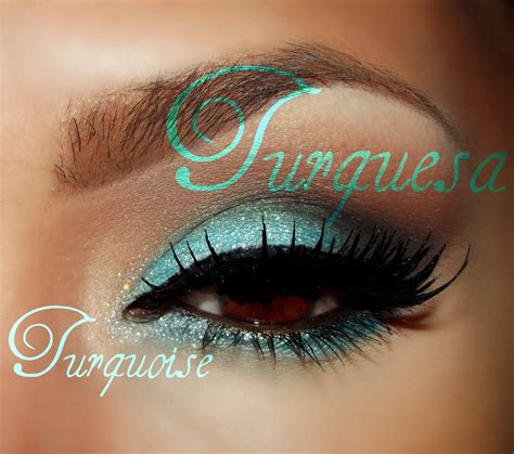 Aurora Gb Turquesa Turquoise Eye Makeup Tutorial Eye Makeup