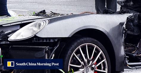 Fiery Death Crash Porsche Was Speeding Close To 100kmh Say Hong Kong