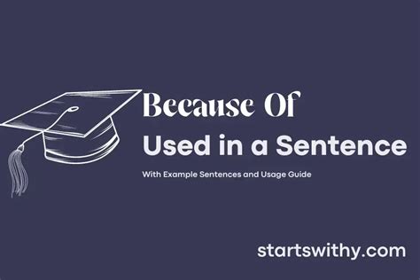 Because Of In A Sentence Examples 21 Ways To Use Because Of