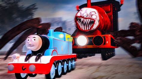 Choo Choo Charles Is Trying To Catch Thomas The Train Youtube