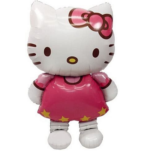 Buy Large Size Hello Kitty Cat Foil Balloons Cartoon