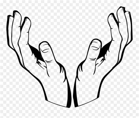 In this video we'll show you how to draw hands in a prayer position this will be done in a tutorial drawing format. Library of drawing of outstretched hands picture black and ...