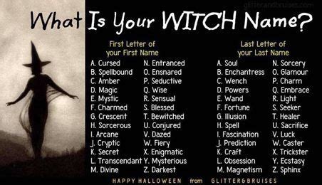 Looking for name ideas for your female dog? What Is Your Witch Name Pictures, Photos, and Images for ...