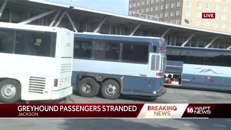 Greyhound Passengers Stranded