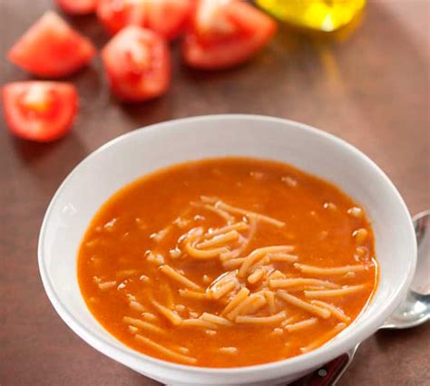 SOPA DE TOMATE Y FIDEOS Recetario Thermomix