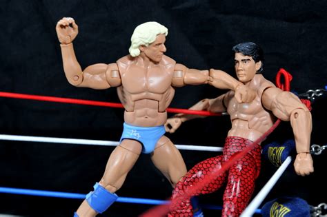 Ric Flair Defining Moments Figure Review Chopping Steamboat In Corner