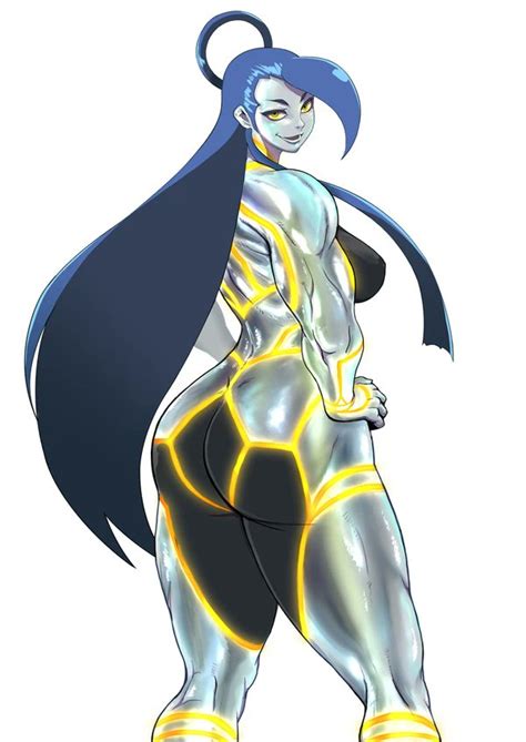 Rule 34 1girls Android Artist Request Back View Backboob Big Ass Black Hair Canon Genderswap