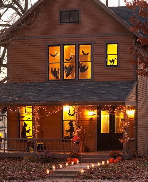 Your curb appeal is ab. 34 Scary Outdoor Halloween Decorations And Silhouette Ideas