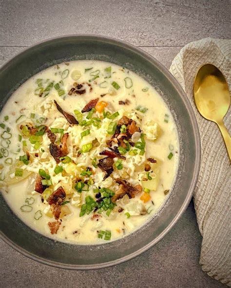 You can make this soup extra hearty with all kinds of other add the blended mixture back to the soup pot and stir in shredded cheese and cooked bacon. Instant Pot Loaded Baked Potato Soup - Confessions of a ...