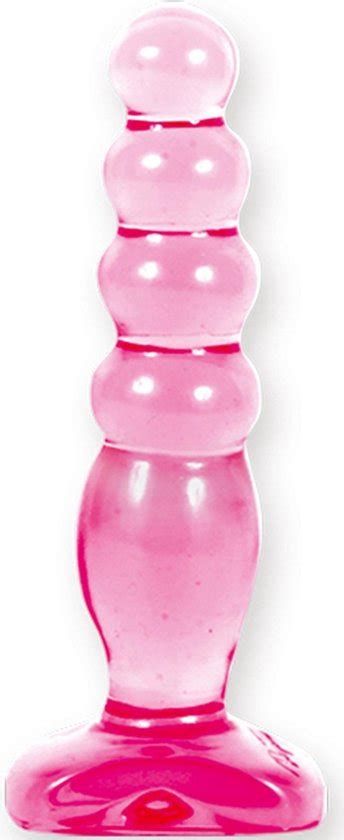 doc johnson crystal jellies anal delight dildo roze Ø 30 mm
