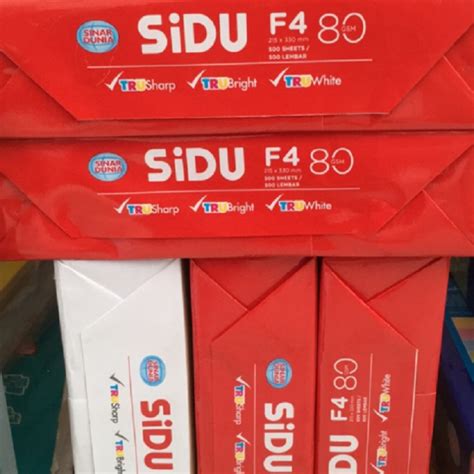 Kertas Hvs F4 80 Gr Sidu