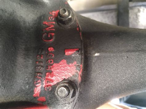 Help Identifying Rear End Gear Ratios Chevy Tri Five Forum