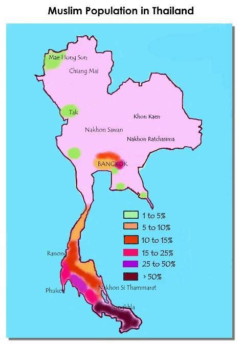 The Muslim Population In Thailand Download Scientific Diagram