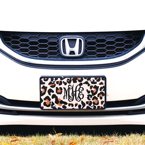 Monogrammed Front License Plate Marleylilly